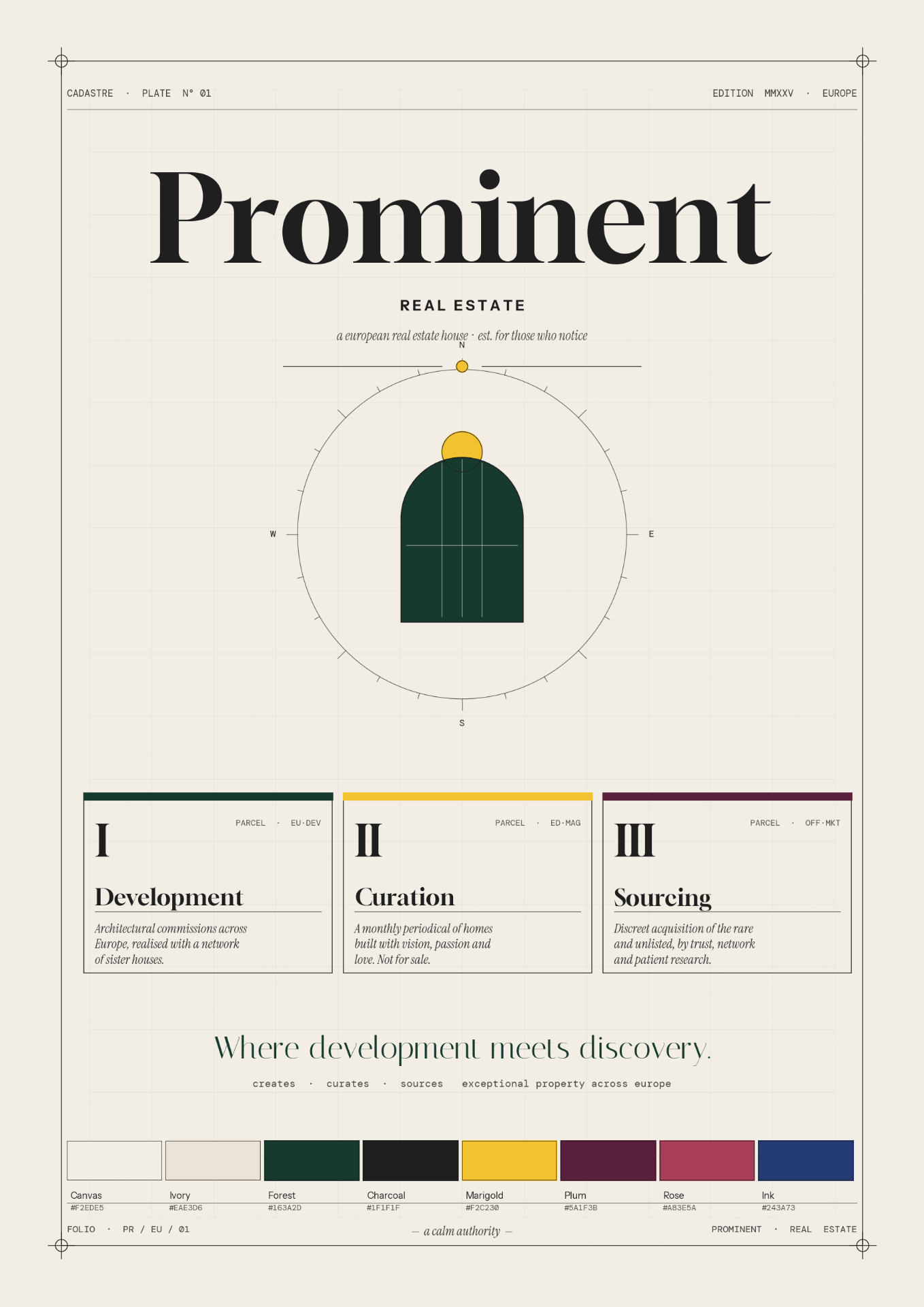 Prominent brand registration plate